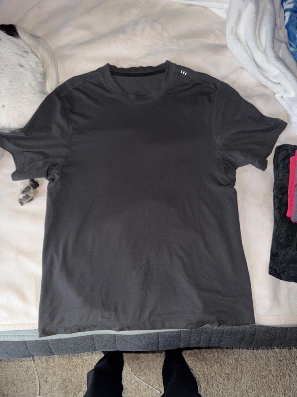 Dark Grey Lululemon Zeroed In T-Shirt - Medium